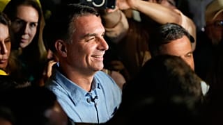 Le sénateur Flavio Bolsonaro à Brasilia le dimanche 4 octobre 2026.