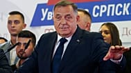 Milorad Dodik of the Alliance of Independent Social Democrats (SNSD), speaks after the publication of general election results, in Banja Luka, Bosnia, Sunday, Oct. 4, 2026