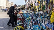 German Chancellor Friedrich Merz and Ukrainian President Volodymyr Zelenskyy in Kyiv, Ukraine, 4 October 2026. 