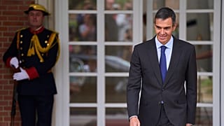 El presidente del Gobierno de España, Pedro Sánchez, en el Palacio de la Moncloa en Madrid, España, el miércoles 30 de septiembre de 2026.