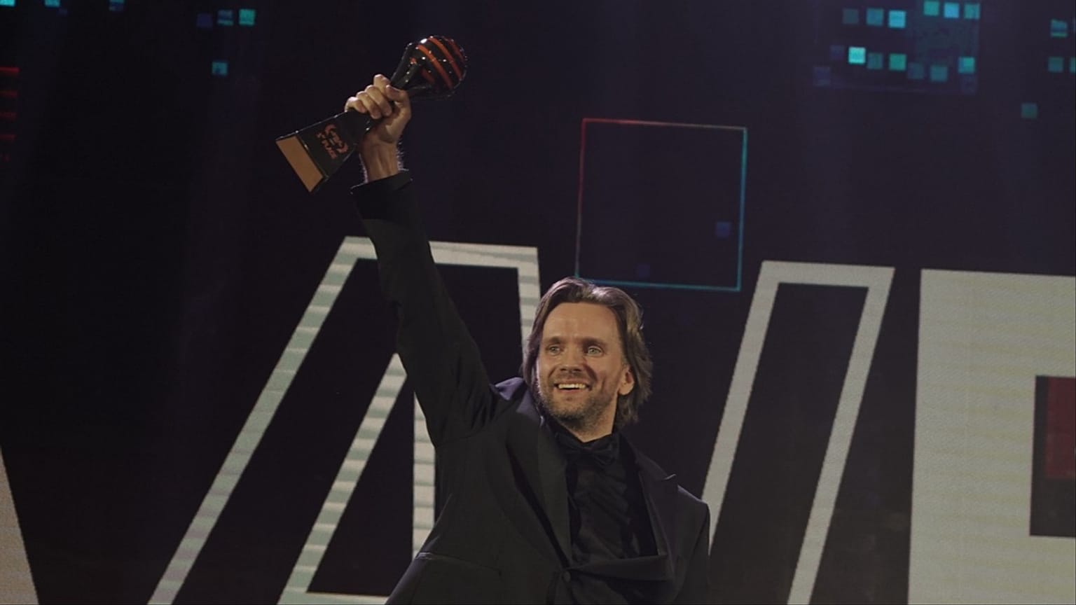 Nikolay Shestak at the Astana AI Film Festival award ceremony.