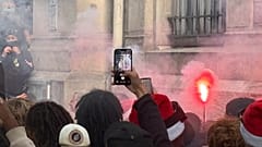 Blockade of Voltaire secondary school in Paris on Thursday, 1 October 2026.
