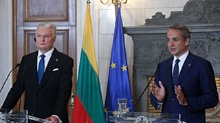 Γκιτάνας Ναουσέντα και Κυριάκος Μητσοτάκης