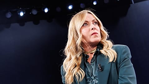 La primera ministra italiana, Giorgia Meloni