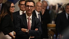 Maxime Saada, 21 Kasım 2025 Cuma günü Güney Afrika’nın Pretoria kentinde Fransız-Güney Afrikalı İş Konseyi’nin açılışına katılıyor.
