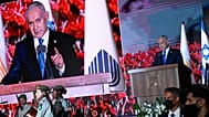 سخنرانی بنیامین نتانیاهو، نخست‌وزیر اسرائیل، در جریان مراسم یادبود دولتی در گورستان کوه هرصل در اورشلیم.