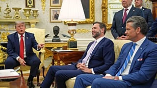 ترامب  في البيت الأبيض، بحضور فانس وويتكوف وهيغسيث، في 24 يونيو/حزيران 2026.