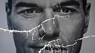 A partially damaged poster of Spanish Prime Minister Pedro Sánchez flaps in Parla, Spain, 26 April 2019. 