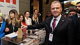 ARŞİV: Türkiye Belediyeler Birliği (TBB) Başkanı Mersin Büyükşehir Belediye Başkanı Vahap Seçer TBB seçimleri sırasında / Mayıs 2026