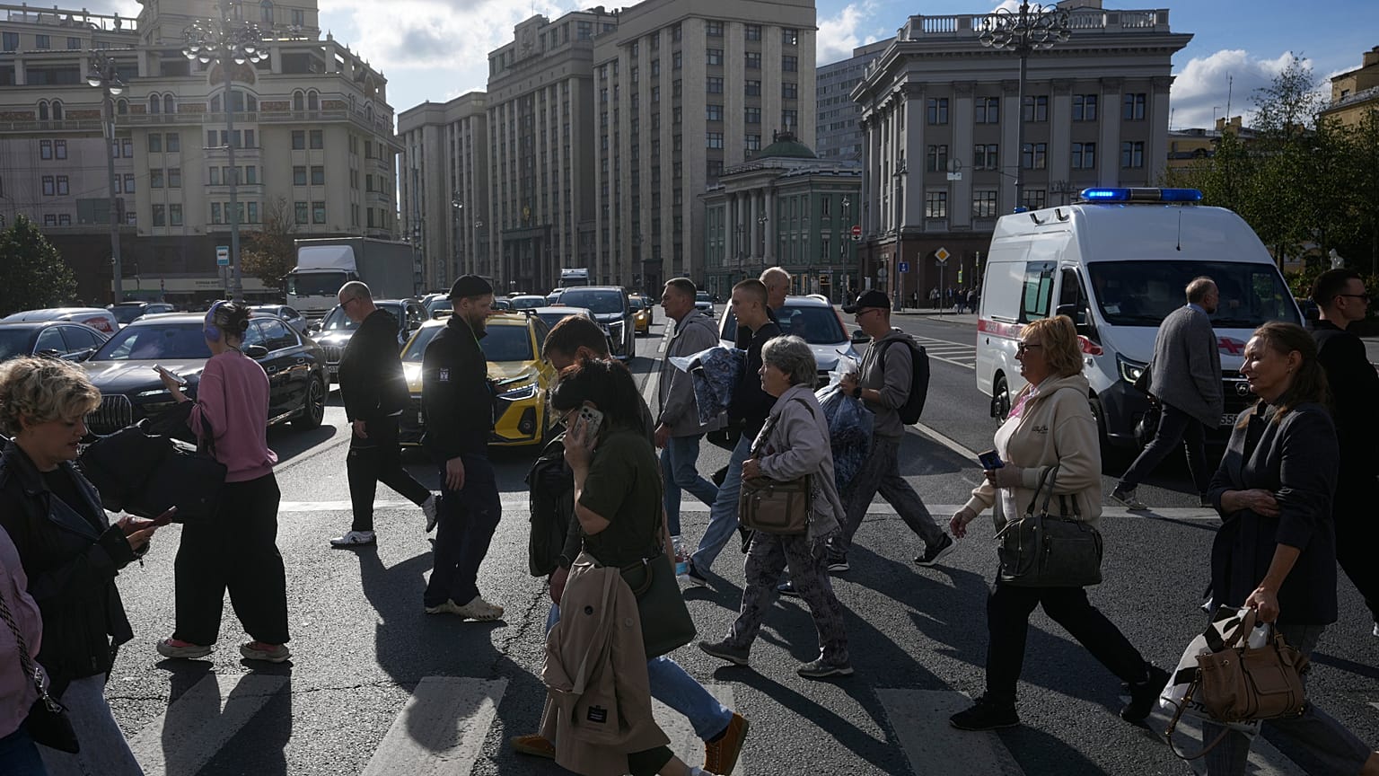 Здание Госдумы в Москве, 15 сентября 2026 года.