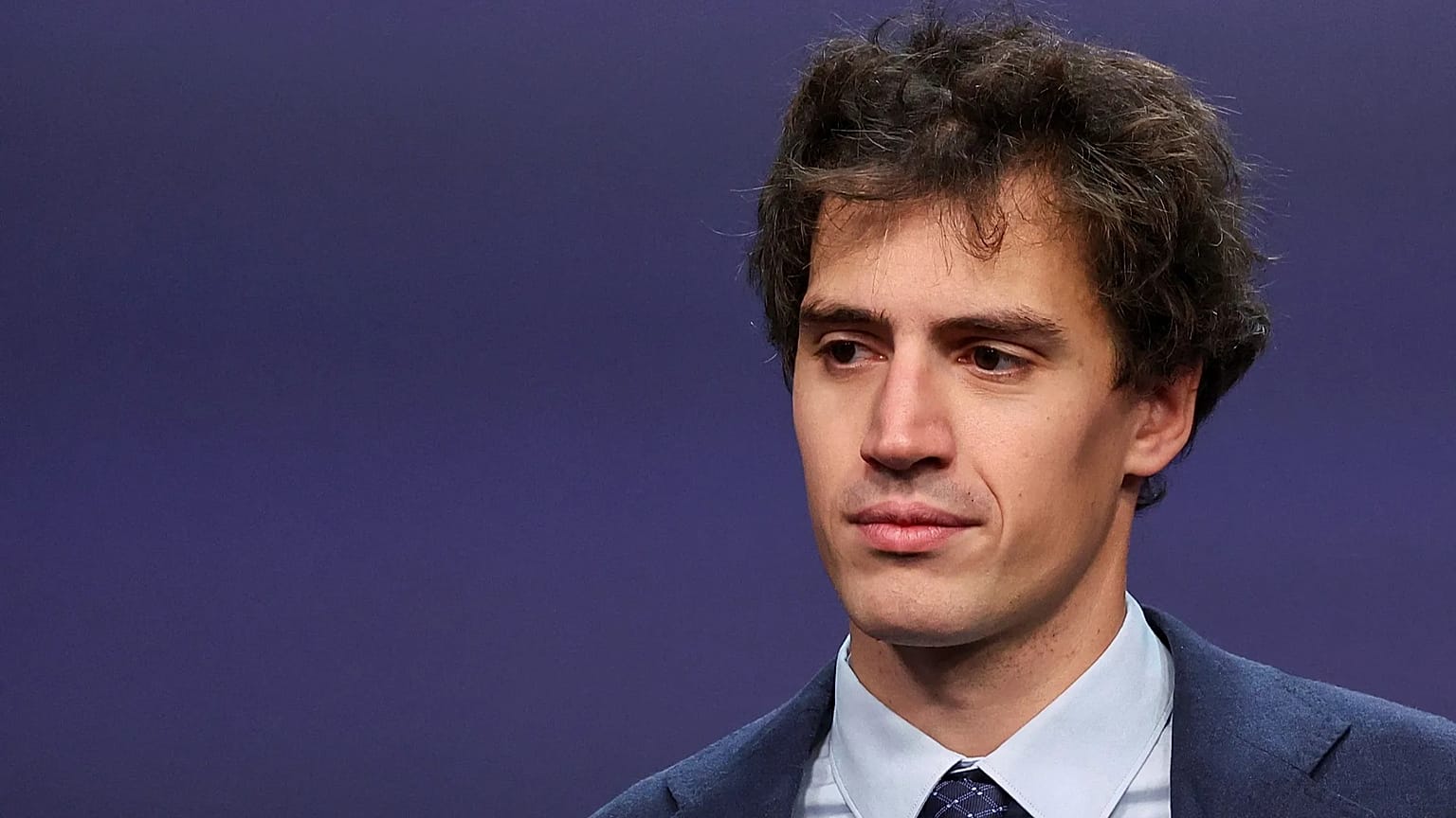 Photo d'archive — Arthur Mensch, cofondateur et PDG de Mistral AI, assiste au sommet britannique sur la sécurité de l'IA à Bletchley, en Angleterre, le 2 novembre 2023.