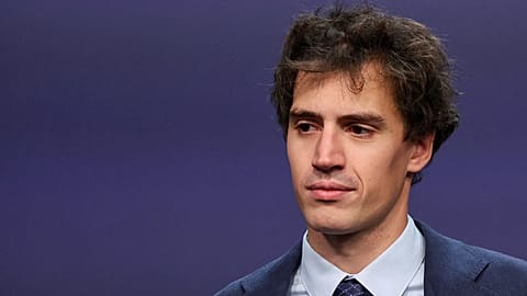 File - Arthur Mensch, cofounder and CEO of Mistral AI, attends the UK Artificial Intelligence (AI) Safety Summit in Bletchley, England on Nov. 2, 2023.