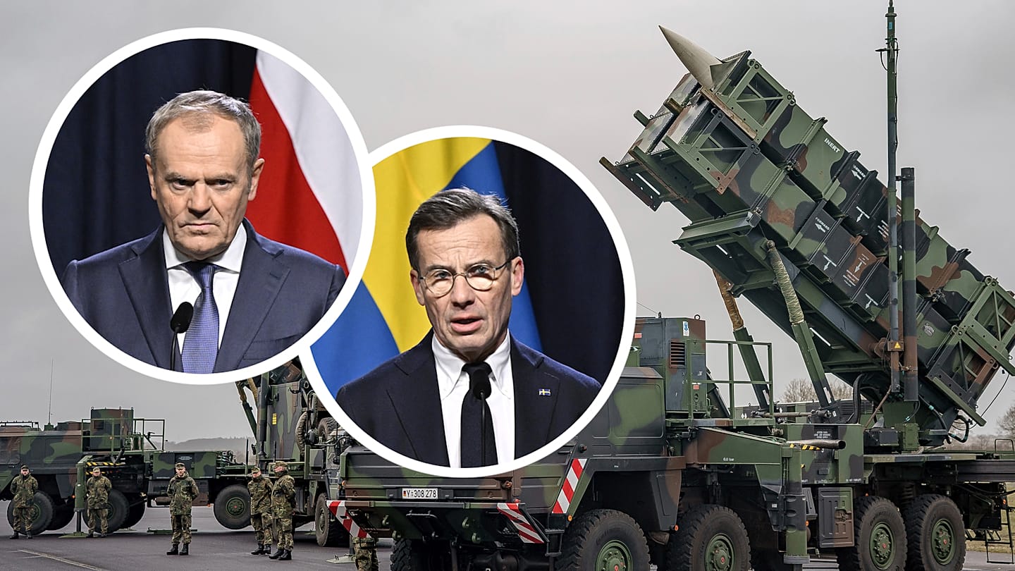 Swedish Patriot missiles to be sent to Poland to bolster NATO's eastern flank