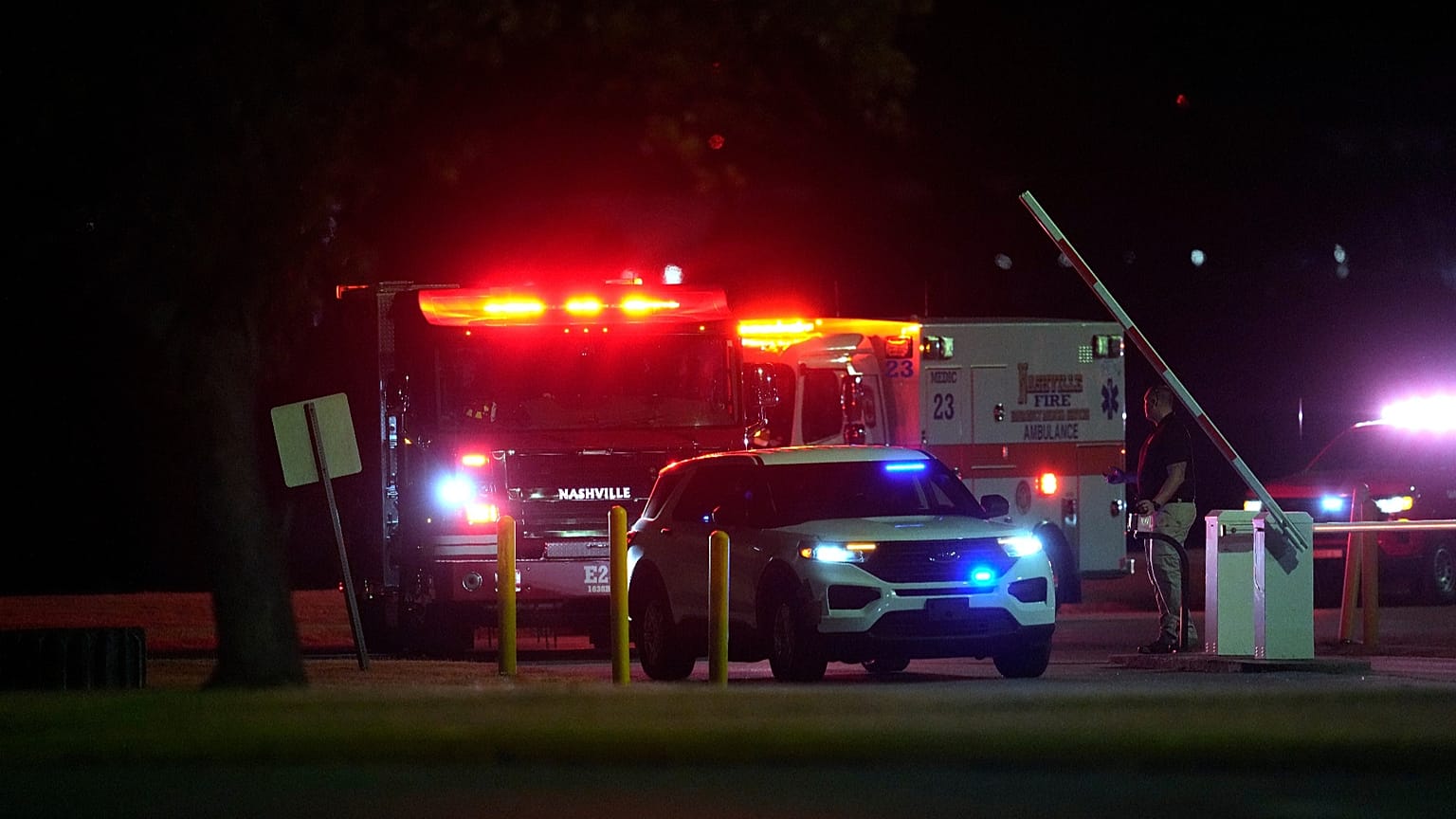 Rettungswägen nach der gescheiterten Hinrichtung in Nashville, Tennessee, 30. September 2026