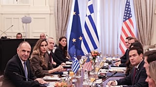 Συνάντηση Μάρκο Ρούμπο - Γιώργου Γεραπετρίτη στο υπουργείο Εξωτερικών, Αθήνα, 7 Οκτωβρίου 2026