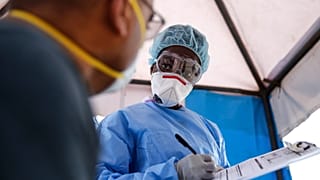 Kenyan health workers demand protection after first Ebola death