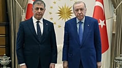 Erdoğan ve Tugay arasındaki görüşmeden bir kare