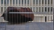A gate at the headquarters of Germany's foreign intelligence service Bundes Nachrichten Dienst, known as BND, is photographed in Berlin, 7 October 2026