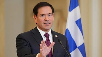 Marco Rubio em Atenas