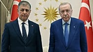 A photo from the meeting between Erdoğan and Tugay