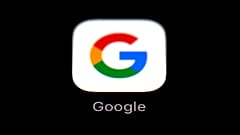 FILE - This March 19, 2018 file photo shows a Google app in Baltimore. Apple