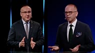 Michał Kobosko és Michał Szczerba európai parlamenti képviselők a varsói The Ringben