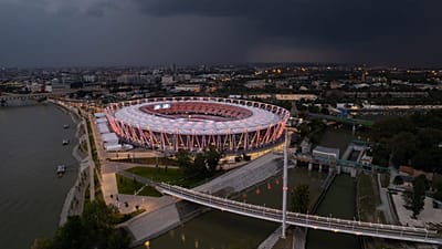 A később visszavont 2024-es budapesti olimpiai pályázat egyik 2017. január 4-én közölt látványterve