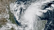 Una imagen del huracán Isaías