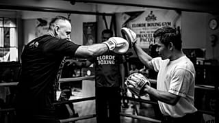 Karol Nawrocki i bokser Manny Pacquiao