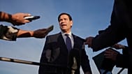 Rubio antes de embarcar em Atenas