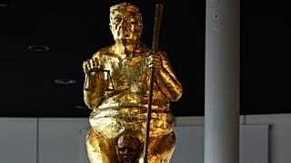 "The Orange Plague": Naked Trump statue on display at European Parliament in Strasbourg  