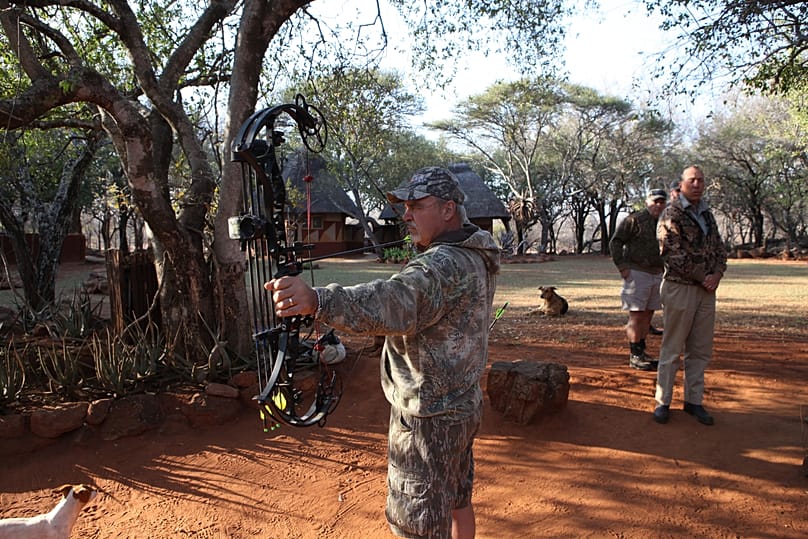 Steve Schultz amerikai vadász Dél-Afrikában