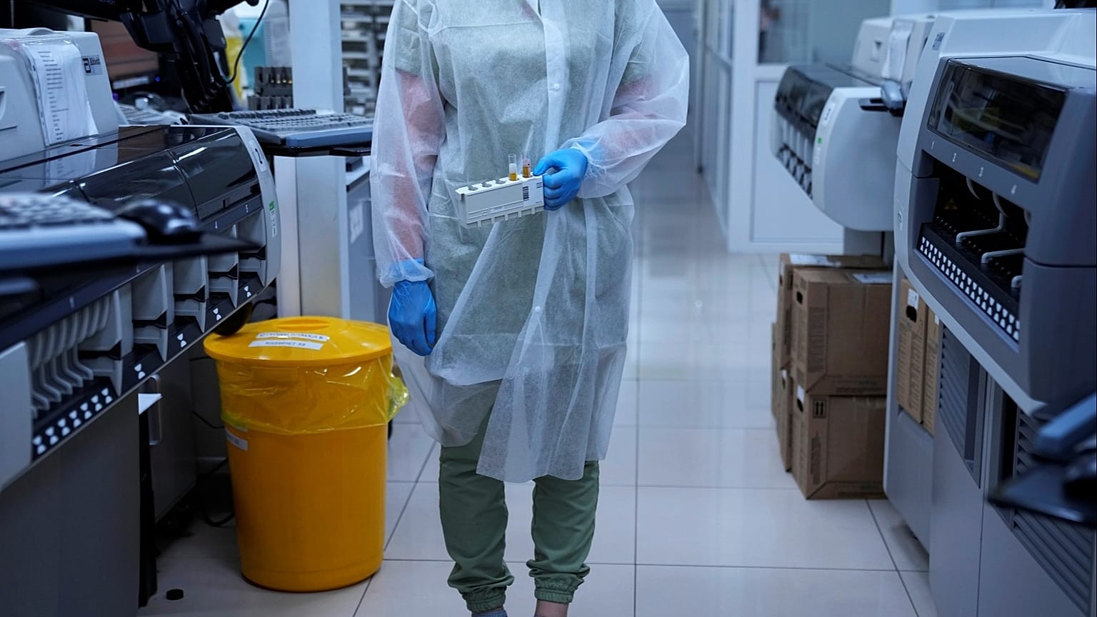 The EU is pressing Russia to share information about the suspected plague case.