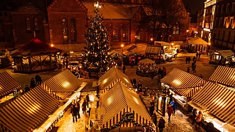 Riga’s Christmas market was voted amongst the very best on the continent
