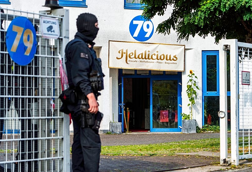 Razzia in Frankfurt am Main im Zuge der Untersuchungen um das IZH, Juli 2024