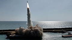 FILE: In this picture released by the official website of the Iranian army, a missile is launched during a military drill in southern Iran, 19 January 2024