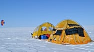 The ninth prototype of the Snow Sled, designed to reduce the vehicle's own weight so it could carry more scientific equipment.