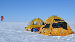 El noveno prototipo del Trineo de Nieve, con el que se quiso rebajar el peso del vehículo en sí, para que pudiera llevar más material científico.