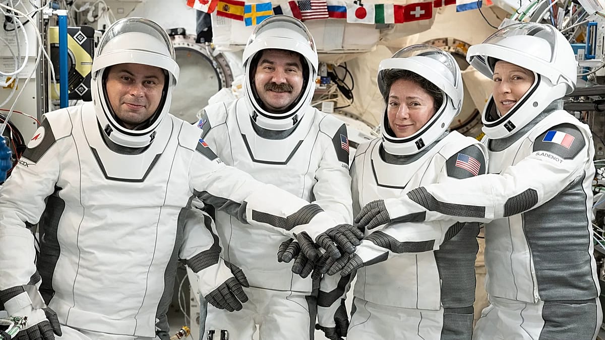 Astronaut Sophie Adenot returns to Earth after record space mission
