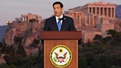 ABD Dışişleri Bakanı Marco Rubio, Atina, 7 Ekim 2026.