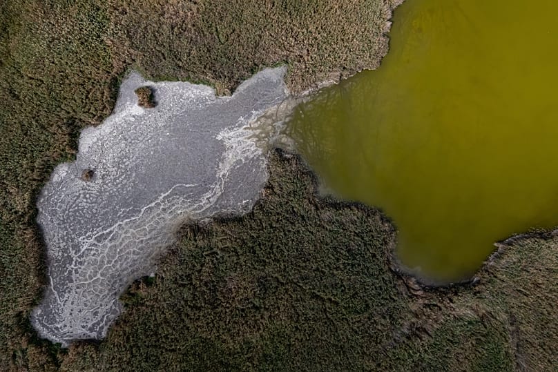 Lago Velence a secar