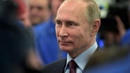 Russian President Vladimir Putin visits the Liquified Natural Gas plant Yamal LNG in the port of Sabetta on the Yamal peninsula beyond the Arctic circle. December 2017.