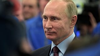 Russian President Vladimir Putin visits the Liquified Natural Gas plant Yamal LNG in the port of Sabetta on the Yamal peninsula beyond the Arctic circle. December 2017.