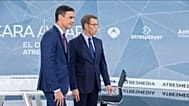 Archivo: Pedro Sánchez y Alberto Núñez Feijóo en el debate electoral de 2023