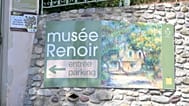 La entrada del Museo Renoir, fotografiada tras el robo de cuatro valiosos cuadros de Renoir por unos ladrones, en Cagnes-sur-Mer, 8 de septiembre de 2026.