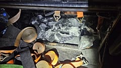 Interpol image showing 73 counterfeit handguns concealed in a truck seized at the Bulgaria-Turkey border.