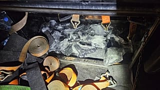 Interpol image showing 73 counterfeit handguns concealed in a truck seized at the Bulgaria-Turkey border.