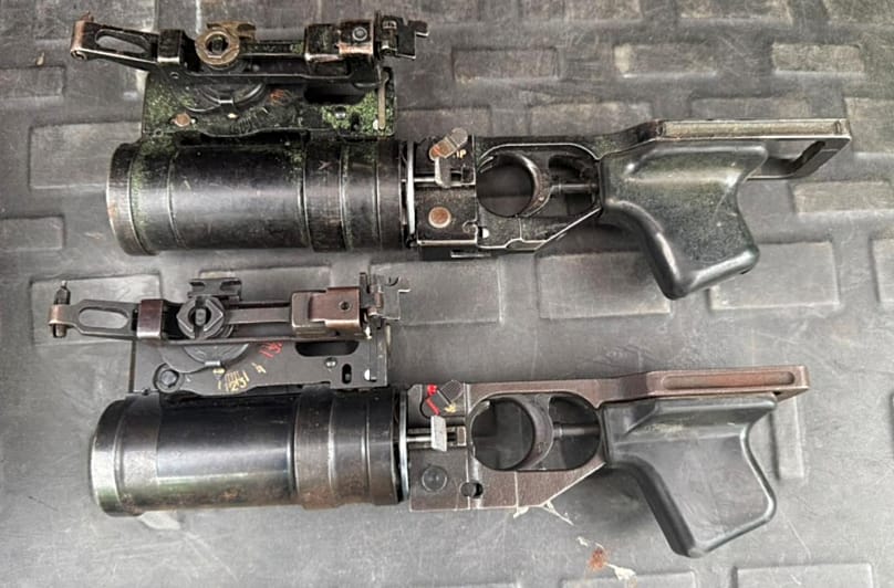 Seizures in Ukraine included two Soviet-made Type 25 grenade launchers.