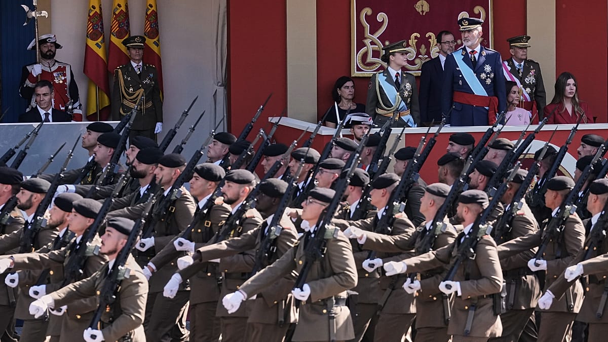 Ceuta troops absent as Spain holds National Day parade in Madrid
