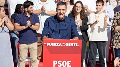 Pedro Sánchez launches the 29N election campaign, 10 October 2026, Dos Hermanas (Seville)